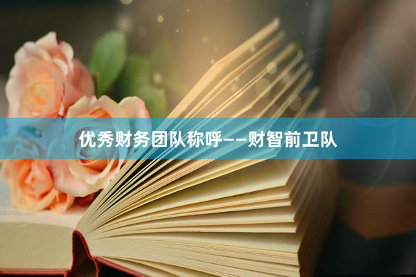 优秀财务团队称呼——财智前卫队